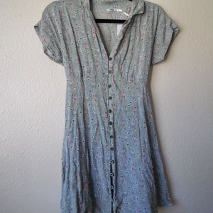 Kimchi Blue Speckled Print Dress